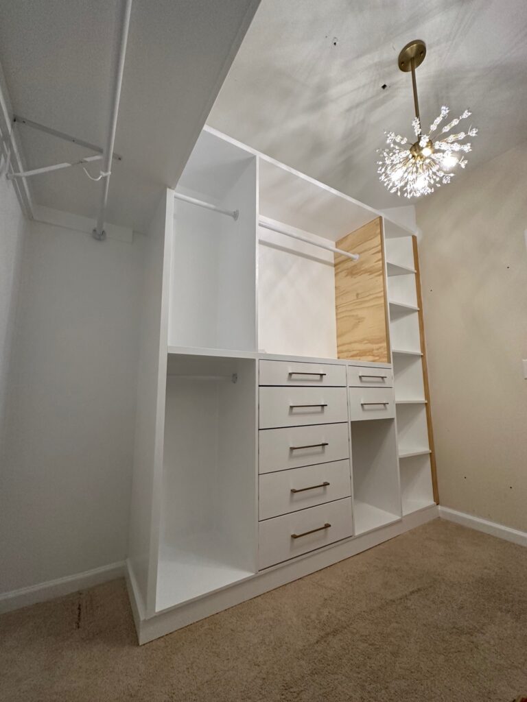 Custom Closet Build-Out — Raleigh, NC