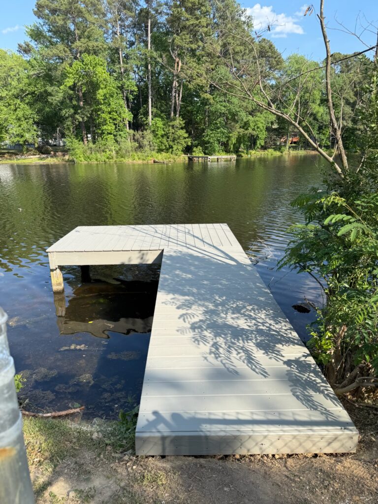 Waterfront Dock & Pergola — Raleigh, NC